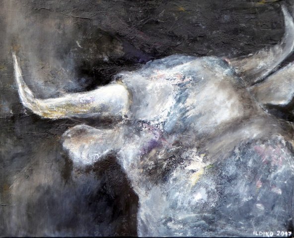 Bullenkopf 80x100cm